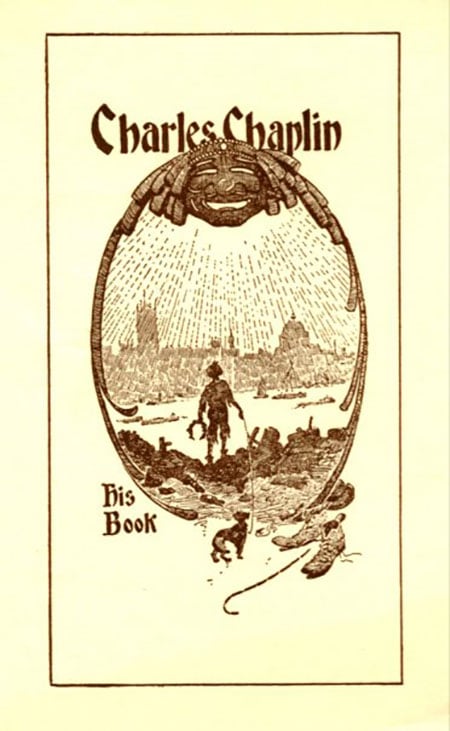 A bookplate by Charles Chaplin.