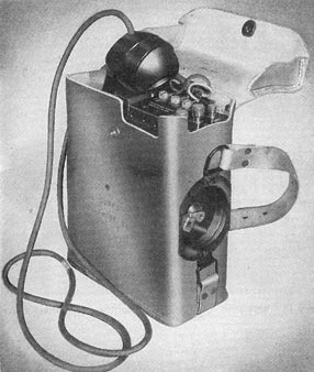 Vintage private telephone black and white illustration. 