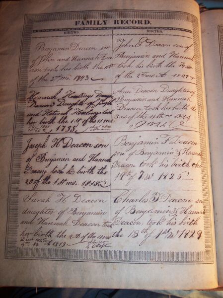 genealogy family record Genealogy family record book 1920s records.