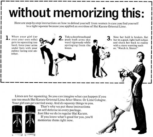 Vintage Hai Karate aftershave ad.