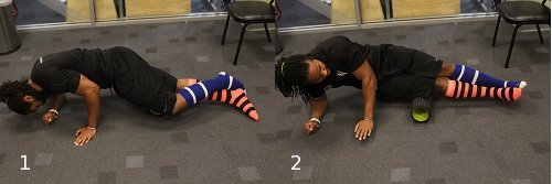 Foam roller exercises for it band.