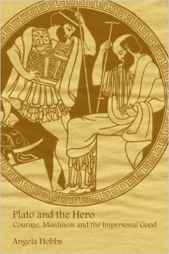 Book cover, plato and the hero by Angela hobbs.