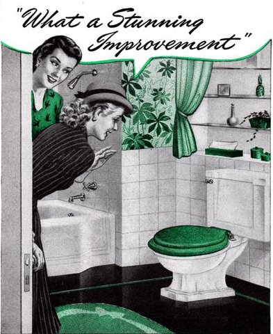 What a stinking improvement in the toilet installation.