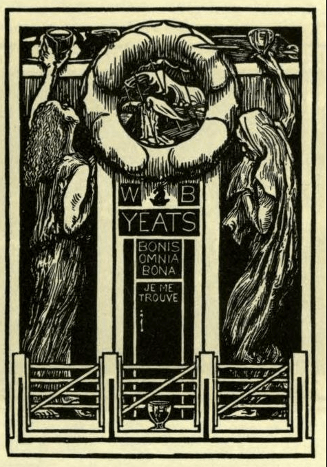 A bookplate by Wb Yeats.